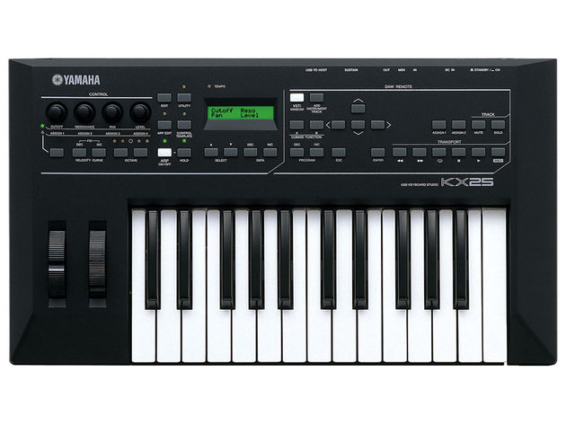 The KX25 is the smallest of the new keyboards.